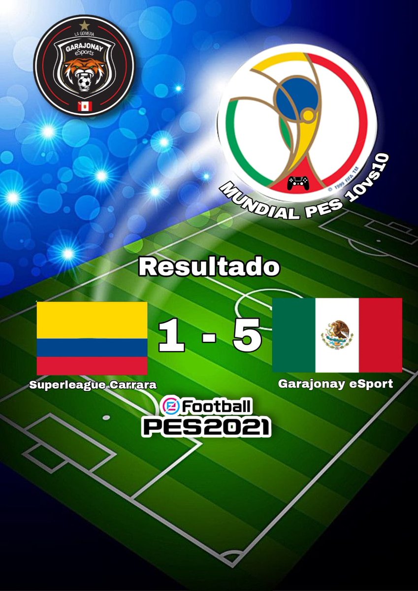 GARAJONAY_PES's tweet photo. ➗3️⃣Primer partido➕3️⃣
🎮🔥Comenzamos de la mejor manera🔥🎮
🇨🇴1️⃣⚽️🥅vs🥅⚽️5️⃣🇲🇽
🎉Viva Mexico Cabrones🇲🇽🎉
🎉Viva GaraJonay Cabrones🇮🇨🎉
❤️🤍Un Equipo, Una Isla, Una Ilusión🤍❤️
#VamosGarajonay #Pes10vs10 https://t.co/jwh7HSXNK0