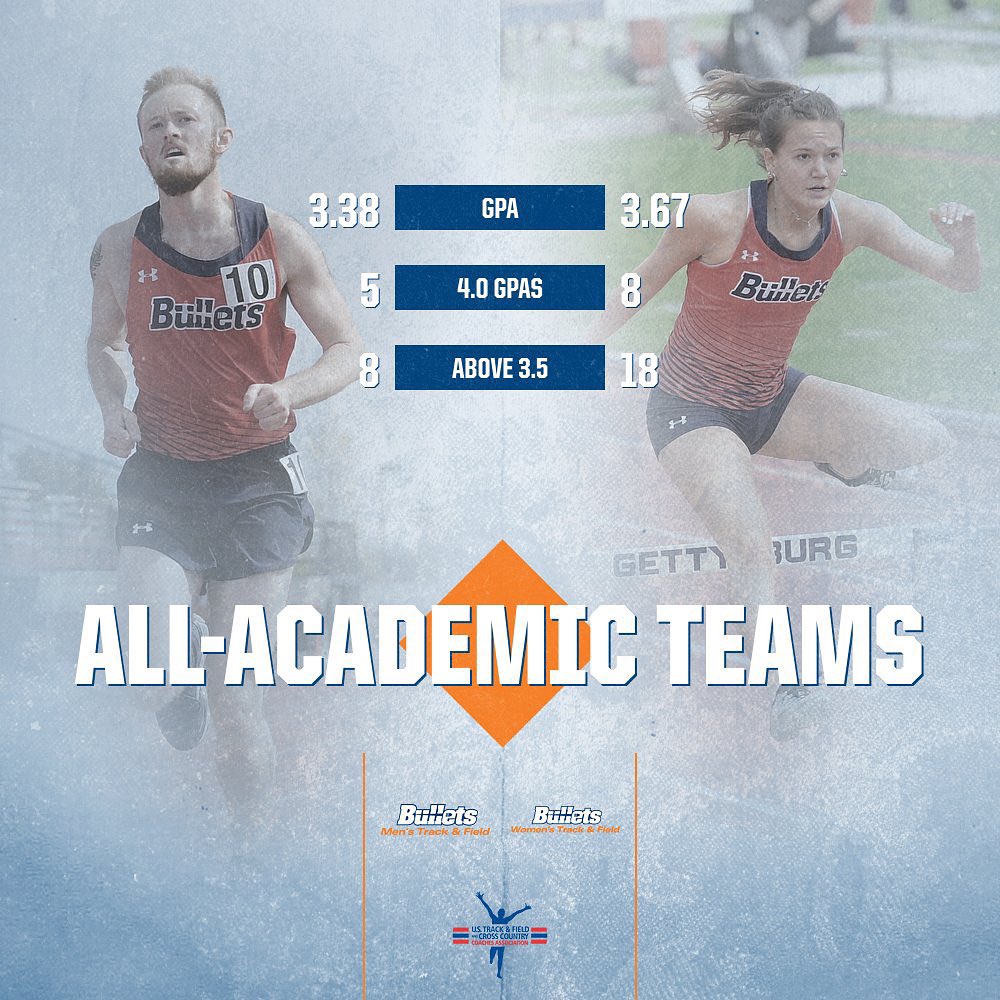 gburgbullets's tweet photo. Congrats to #BulletsTRACK on earning @USTFCCCA Division III All-Academic Team honors‼️🤩🔥👏💯 #GoBullets #CentennialConf #d3track https://t.co/jnR3U9Iocw