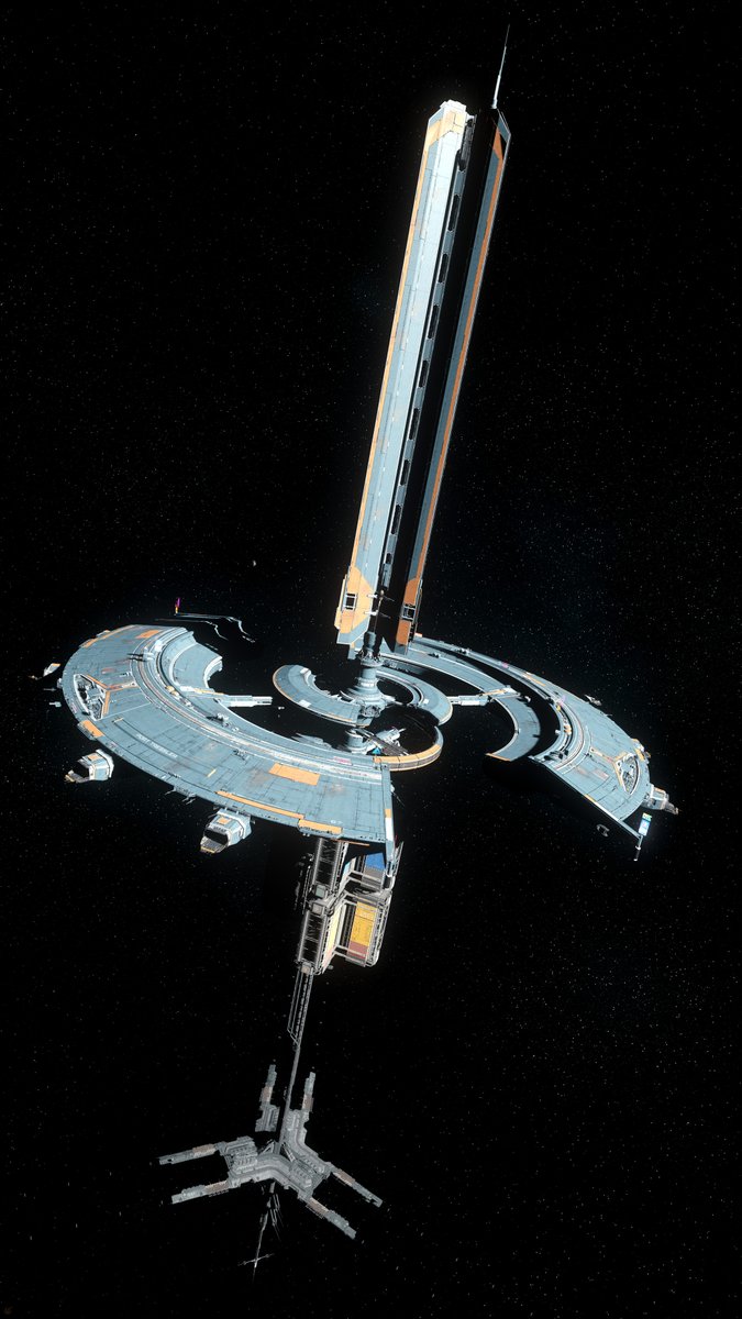 Port Tressler - 8k: live.staticflickr.com/65535/51329491… #StarCitizen <a href="/RobertsSpaceInd/">Star Citizen</a> <a href="/TheBaseRadio/">The Base</a>