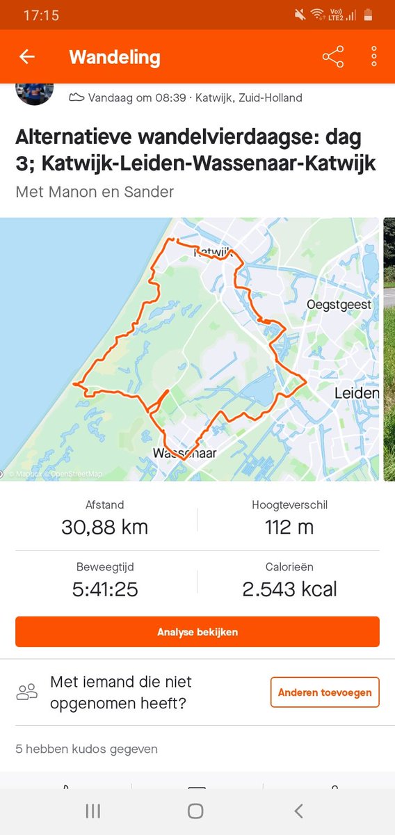 Vandaag de 3e dag van de #alternatievevierdaagse gelopen. Heel vervelend dit allemaal