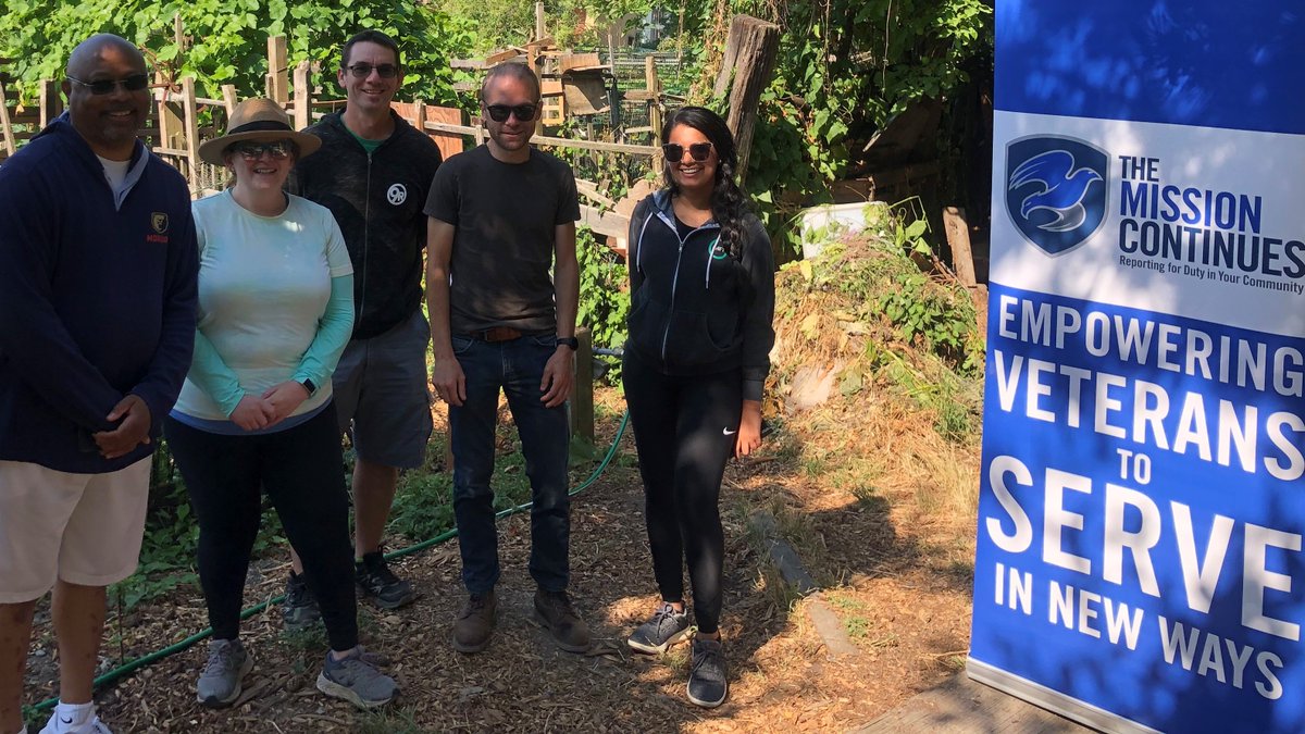 SFEB Associates and Advisors came to together on July 10, 2021 with <a href="/missioncontinue/">The Mission Continues</a> to beautify our Seattle community! #Seattle #community #veterans