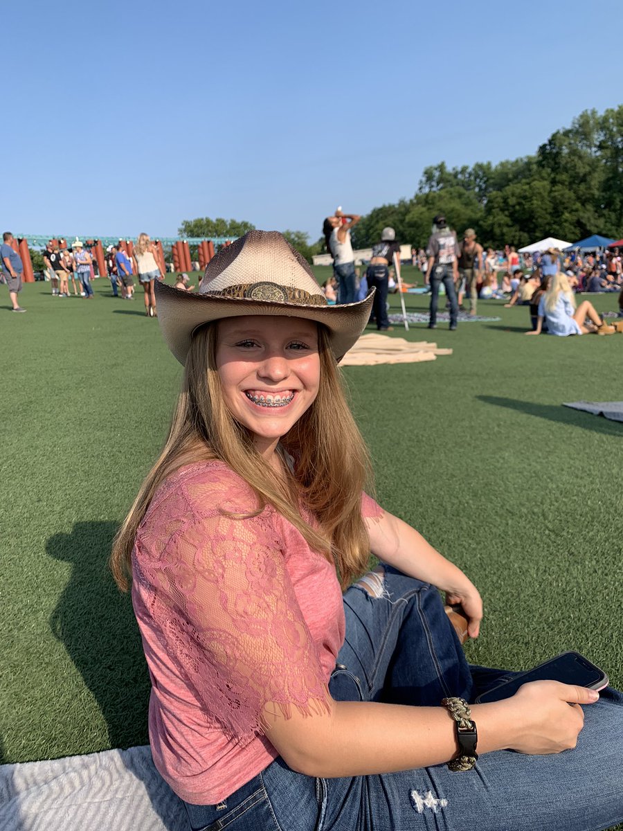 coffman_dan's tweet photo. @LukeBryanOnline concert with Peyton. @riverbendpnc Superintendent daughter as she asked what manufacturer installed the turf….🤦‍♂️ https://t.co/ssTV1xITd7