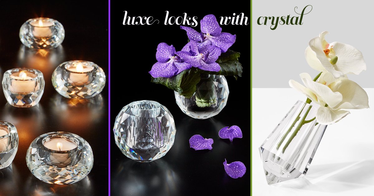 JamaliGarden's tweet photo. Add the rich look of #crystal to your #floral designs and decor with these modern and classic crystal vases. - https://t.co/CPfVcWBexw https://t.co/QWEgnfzRgH