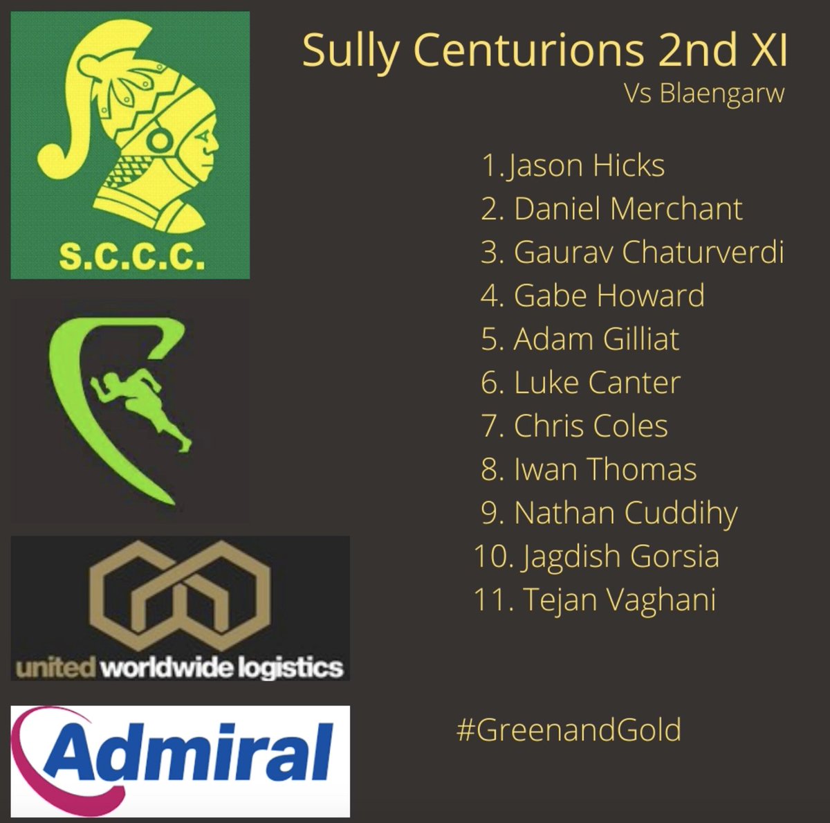 Sully Centurions 1st XI travel to Ponthir this weekend while the 2nd XI host Blaengarw.