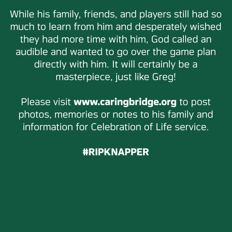 nyjets's tweet photo. A statement from the Knapp family.