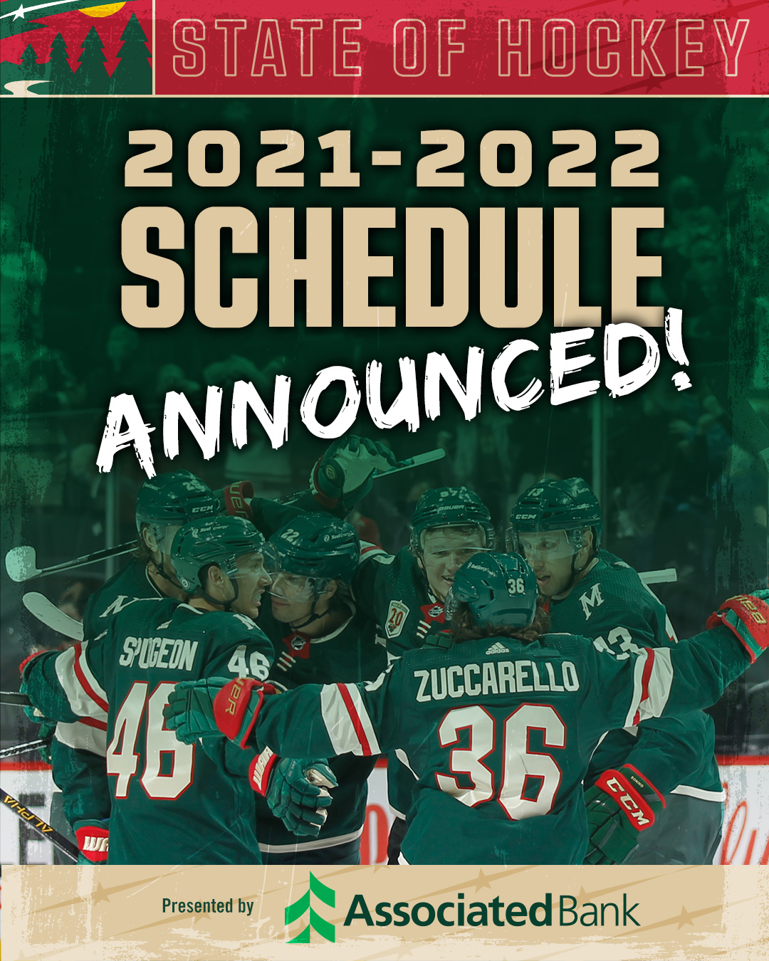 Mn Wild Schedule 2022 Minnesota Wild On Twitter: "🗣 Schedule 🗣 Release Get Ready For The 2021- 2022 #Mnwild Season, Pals! Full Schedule » Https://T.co/Opwcse1359 #Mnwild  | @Associatedbank Https://T.co/Kntmkqpnuy" / Twitter