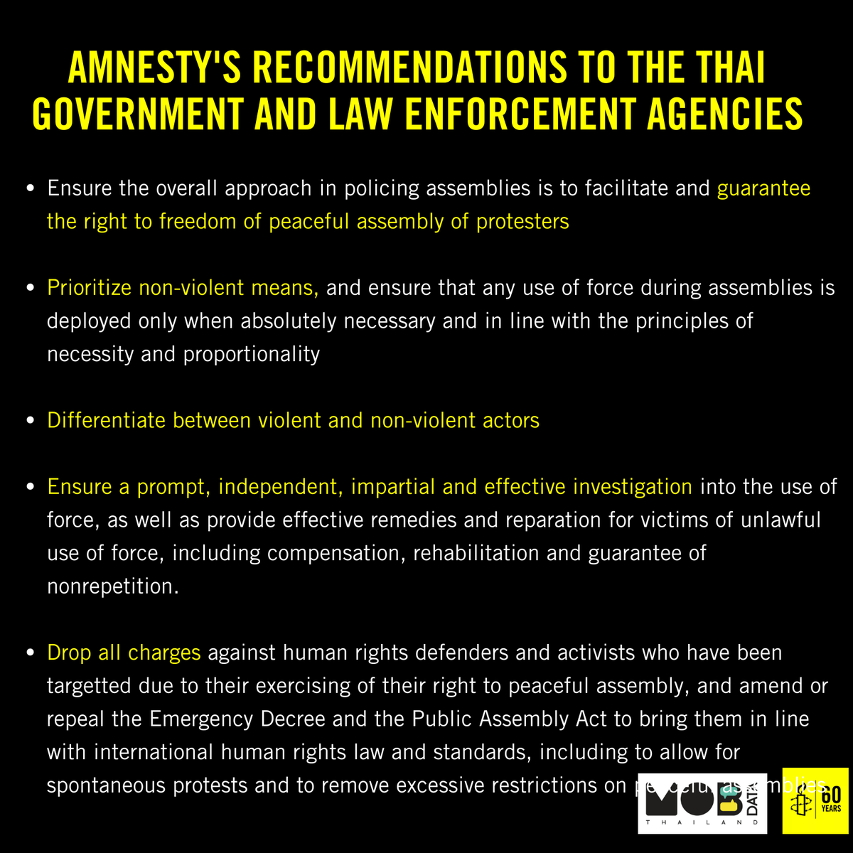 AmnestyThailand's tweet photo. According to numerous witnesses in the report “MY FACE BURNED AS IF ON FIRE”, authorities used violent methods of dispersal to an excessive degree, including using irritating chemicals in tear gas and pressurized water cannons. #RubberDucksNotRubberBullets https://t.co/LRkxO6UY3E
