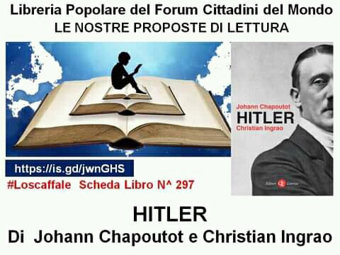 buzzani_3's tweet photo. Libro “Hitler”
Di  Johann Chapoutot e Christian Ingrao
- Traduttore: Luca Falaschi
- Editore: Laterza - Collana: I Robinson. Letture
Leggi scheda libro
https://t.co/QOys4sRybt https://t.co/JUdJz0dwnX