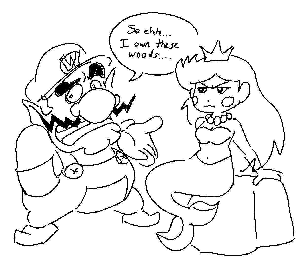 wario's woods lore, Straight Edge Ganondorf, misc 