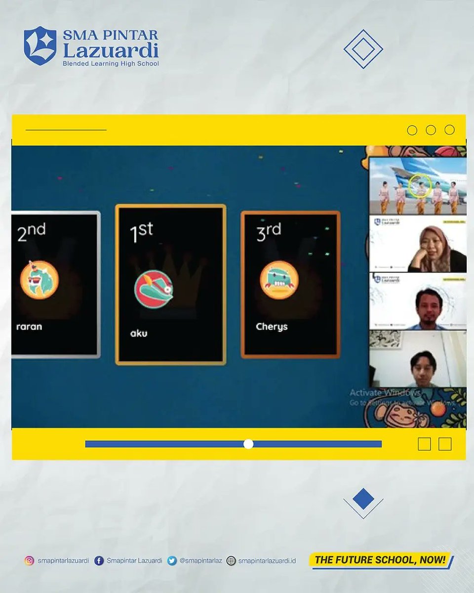 Day 2 Orientation Highlight.
Ngintip keseruan Orientasi hari ke 2, yuk!
Orientasi dan belajar online bukan berarti membosankan, ada banyak materi pembelajaran menarik yang bisa dipelajari melalui games loh.
Mau ikut juga? Klik link linktr.ee/splblendedlear…