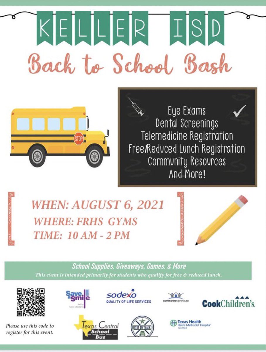 Friendship Elementary (@fsesfriendship) on Twitter photo Save the date! KISD Back to School Bash is August 6th from 10am - 2pm at <a href="/FossilRidgeKISD/">Fossil Ridge High School</a>! Save the date! KISD Back to School Bash is August 6th from 10am - 2pm at <a href="/FossilRidgeKISD/">Fossil Ridge High School</a>!