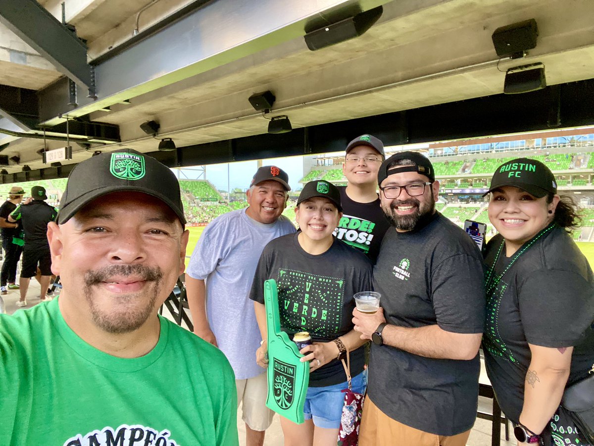 Great time with familia and friends. #VerdeListos #AustinFC