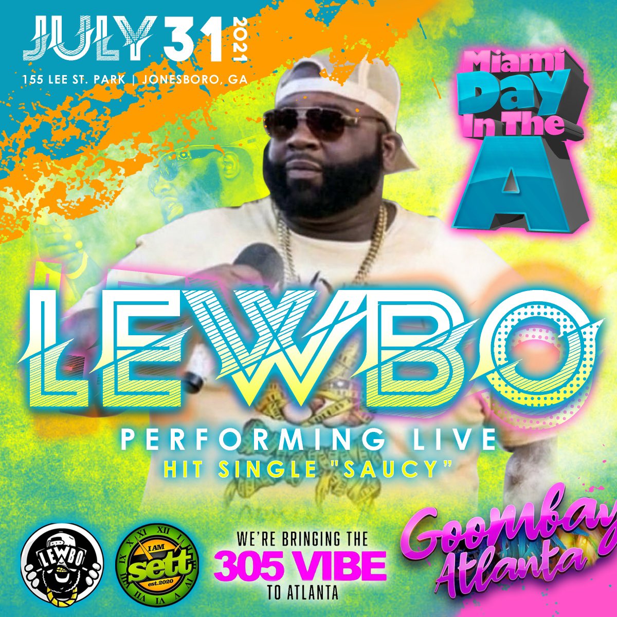 Lewbomusic's tweet photo. July 31st Atlanta it’s going going for the Goombay festival #ATL #Djs #Artist #Music https://t.co/xavhwMekgp