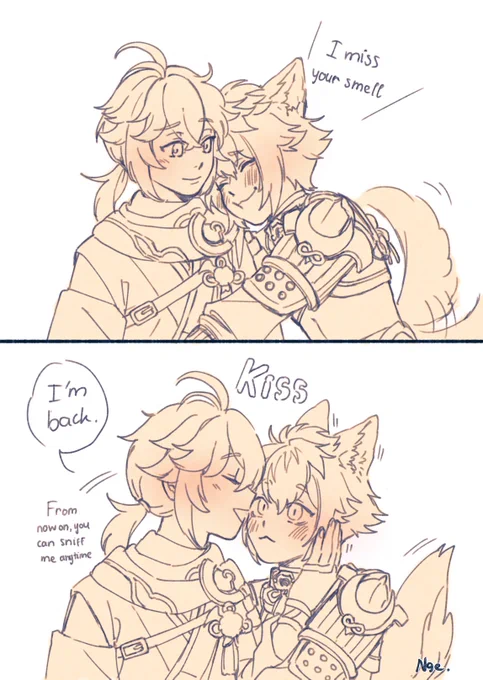I fall in love with this ship (۶ꈨຶꎁꈨຶ )۶ʸᵉᵃʰᵎ

#Gorou #Kazuha
#GenshinImpact #原神 