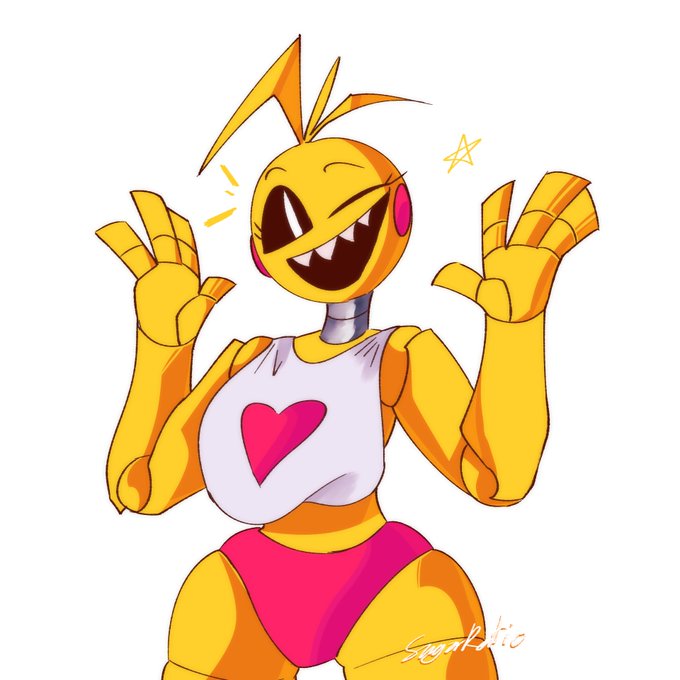 beakless toy chica is adorable 💕 💞 😊. 