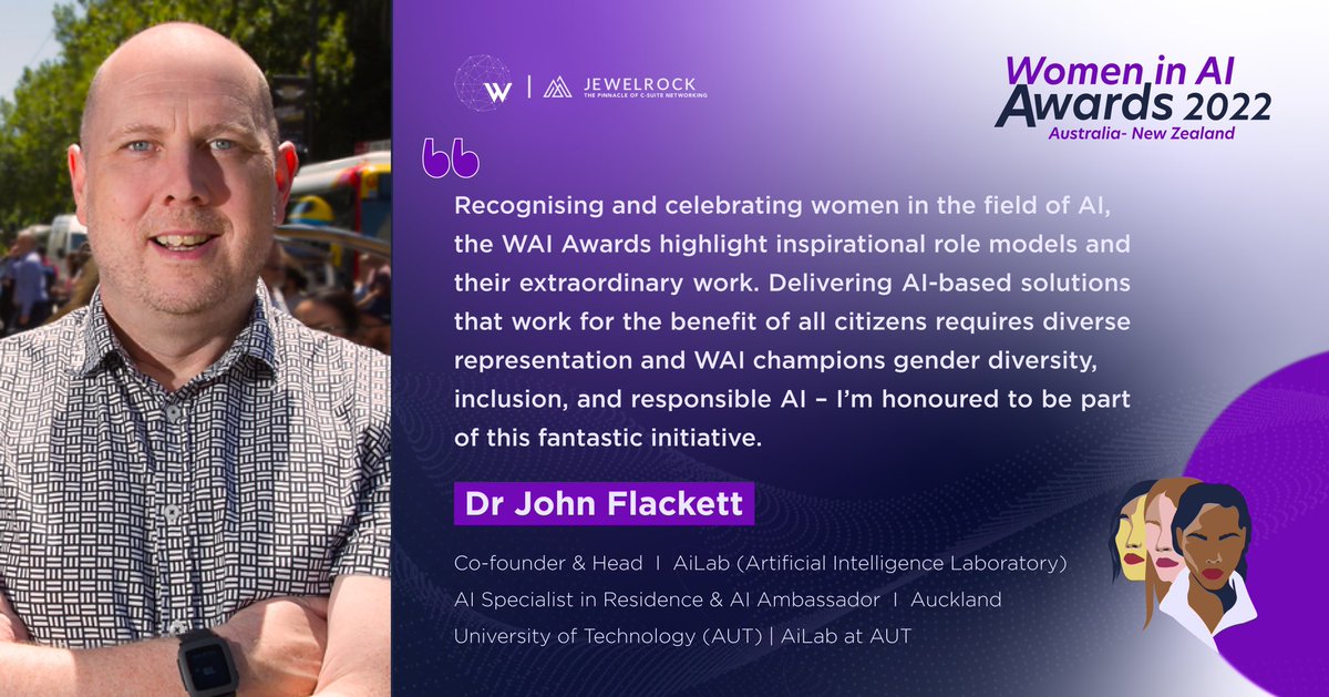 Australia Artificial Intelligence Collective (@aus_ai) on Twitter photo Nominations are opening soon for the Australia & New Zealand <a href="/women_in_ai/">Women in AI</a> Awards to be held Melbourne on 31 March 2022! 🎉 We’re proud that two of our founding directors <a href="/suekeay/">Dr Sue Keay FTSE</a> & <a href="/drjohnflackett/">Dr John Flackett</a> are on the Advisory Group for these awards. 💗 womeninai.co/waiawards2022a… Nominations are opening soon for the Australia & New Zealand <a href="/women_in_ai/">Women in AI</a> Awards to be held Melbourne on 31 March 2022! 🎉 We’re proud that two of our founding directors <a href="/suekeay/">Dr Sue Keay FTSE</a> & <a href="/drjohnflackett/">Dr John Flackett</a> are on the Advisory Group for these awards. 💗 womeninai.co/waiawards2022a…