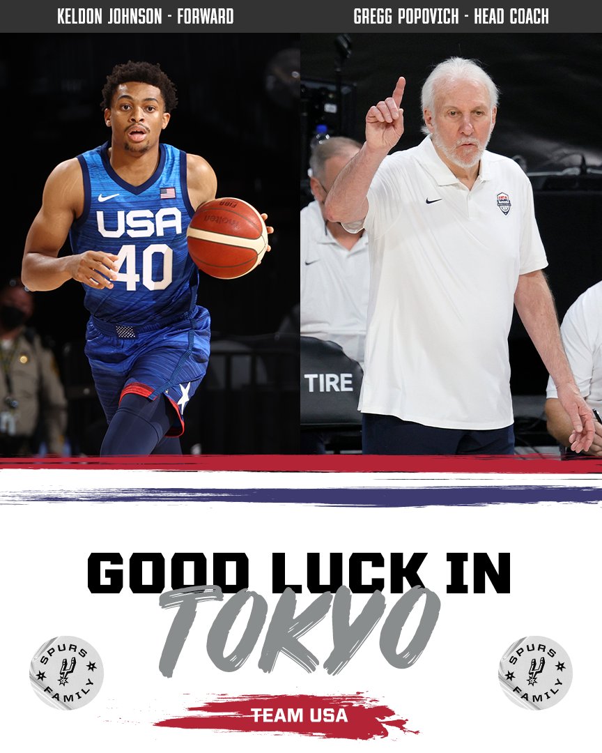 spurs's tweet image. RT to wish our guys good luck! 🙏