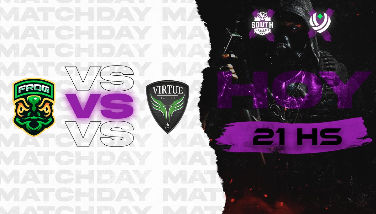 🚨<a href="/SouthCodLeague/">South CoD League</a> Liga Oro🚨

@VrT_Gaming x <a href="/RoyalFrogBR/">RoyalFrog 🐸</a> 

🎙<a href="/Elchonnn/">EL CHON</a> <a href="/BrolyEFX/">Rodrigo</a> 
📺Twitch.tv/SouthLeague_TDJ

VrT 🇧🇷💚
<a href="/FFeezin/">Felipe M.</a> 
<a href="/justFxKeZ/">FaKeZ</a> 
<a href="/JHusT__/">JH</a> 
<a href="/Nukerrr/">Gabriel</a> 
@Focus_T1 (coach)

FROG 🇧🇷🐸
<a href="/TheKrevz/">Krevz</a> 
<a href="/BBielFPS/">biel ♛</a> 
<a href="/EliTzFPS/">EliTz</a> 
<a href="/leomartino_/">Leo</a> 
<a href="/KBReffect/">KBR</a> (coach)