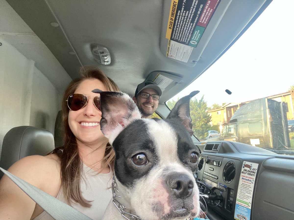 Moving day! Utah-bound with my bestie 🐶 (and also my husband) 🏔 🥾