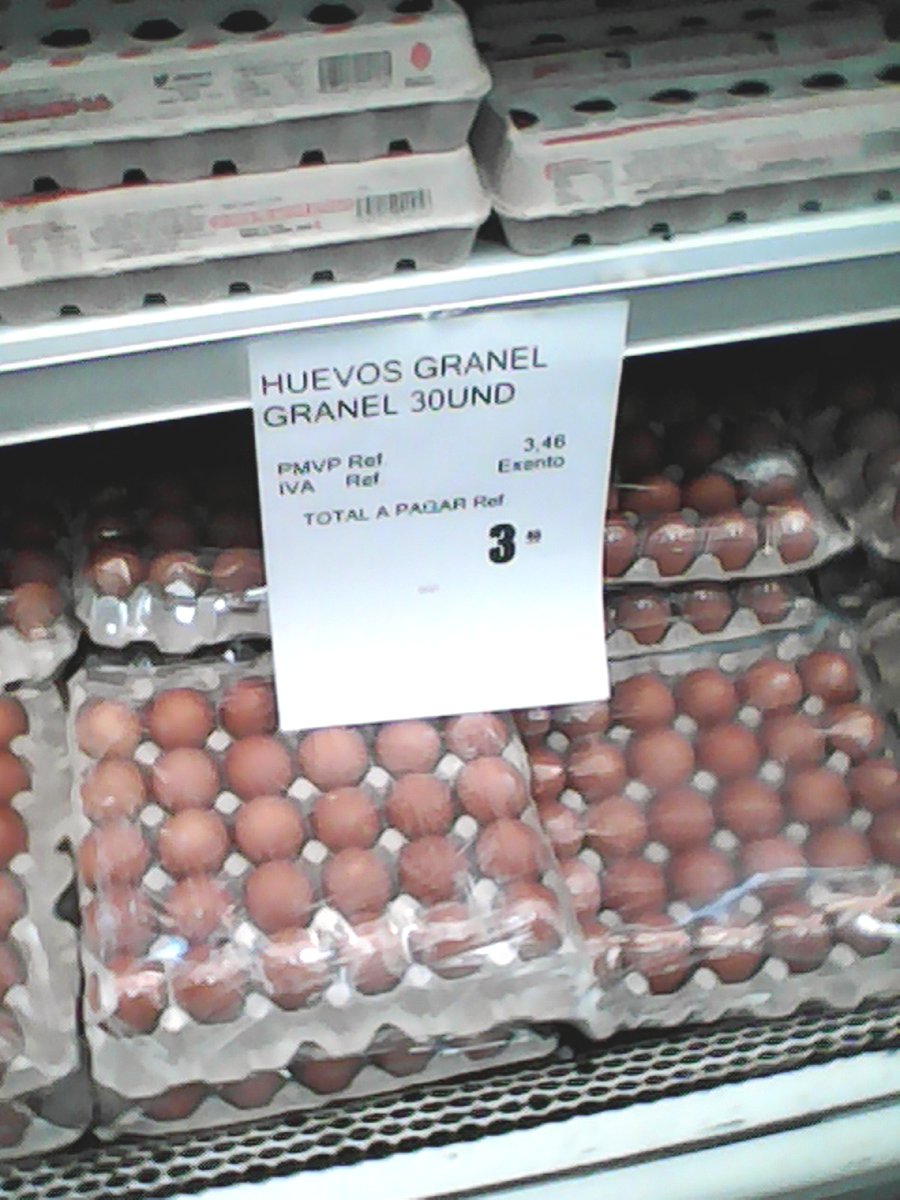 Catón de Huevos precio 3,40 $ Unicasa <a href="/AltoPreciosVzla/">AltoPreciosVenezuela</a> <a href="/PCaracas2018/">Precios Caracas 8,8K</a> <a href="/mercadoregulado/">Producto Regulado #CCS 🏡😎💖</a> 22 de Julio 2021 Caracas. #PreciosDolares