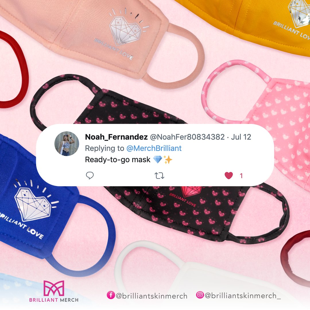 Brilliant Care Mask din ba ang ready to go mask niyo? 😍 Ang smooth at comfy kasi gamitin talagang hindi ka mai irita dahil breathble pa to.🥰✨

#BrilliantMerch 🛍
#TatakBrilliant 💎
#MasMakinangNa2021 ✨