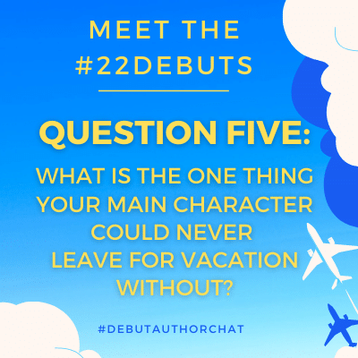 stacyastokes's tweet photo. It’s time for the last official vacation-themed question of the #22debuts #DebutAuthorChat before we wrap. (This went by fast, didn’t it?) 

What is the ONE thing your main character could never leave for vacation without? https://t.co/C30o7aN7n1