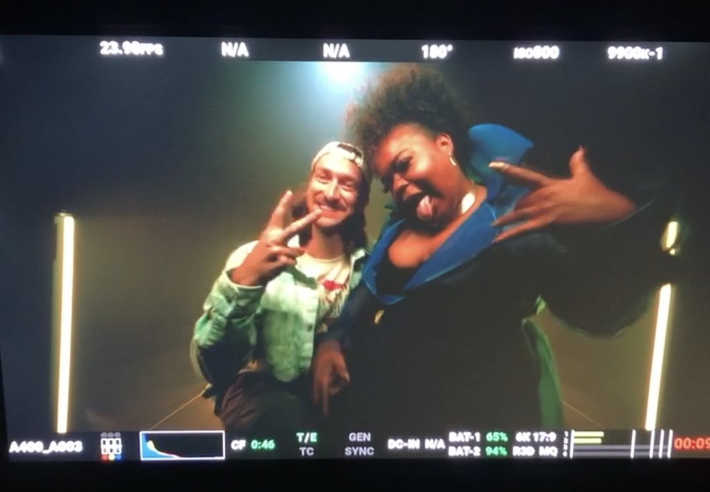 ProbCause's tweet photo. So excited for y’all to see what @Griz  cooked up for this Rainbow Brain movie! Honored to be a part of it 🙏 also why @chrishiramusic always look so fly!? 😍🌈🧠❤️ 

Tune in now: https://t.co/89RTxRCtcs https://t.co/7TecjNqCfY