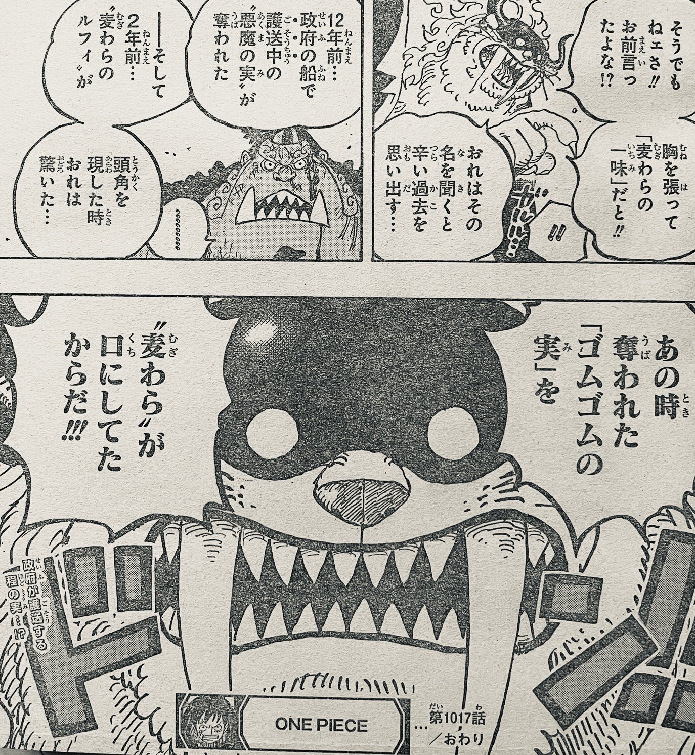 Salty Dog ゴムゴムの実が奪われた時の状況も もう1人の D の話を読み返せば 想像できるよな 考察 Onepiece ワンピース 謎解き マンガ ジャンプ 歴史 世界遺産