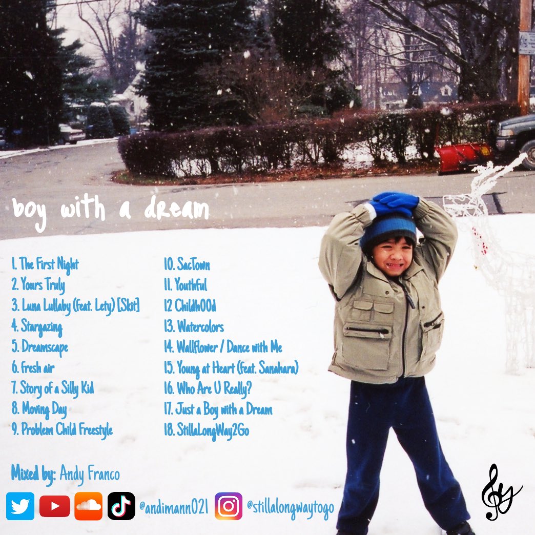 andyfrancomusic's tweet photo. #BoyWithADream Tracklist β
Friday is our day, Fuego Fam! π₯ https://t.co/G3DPC0Edgf