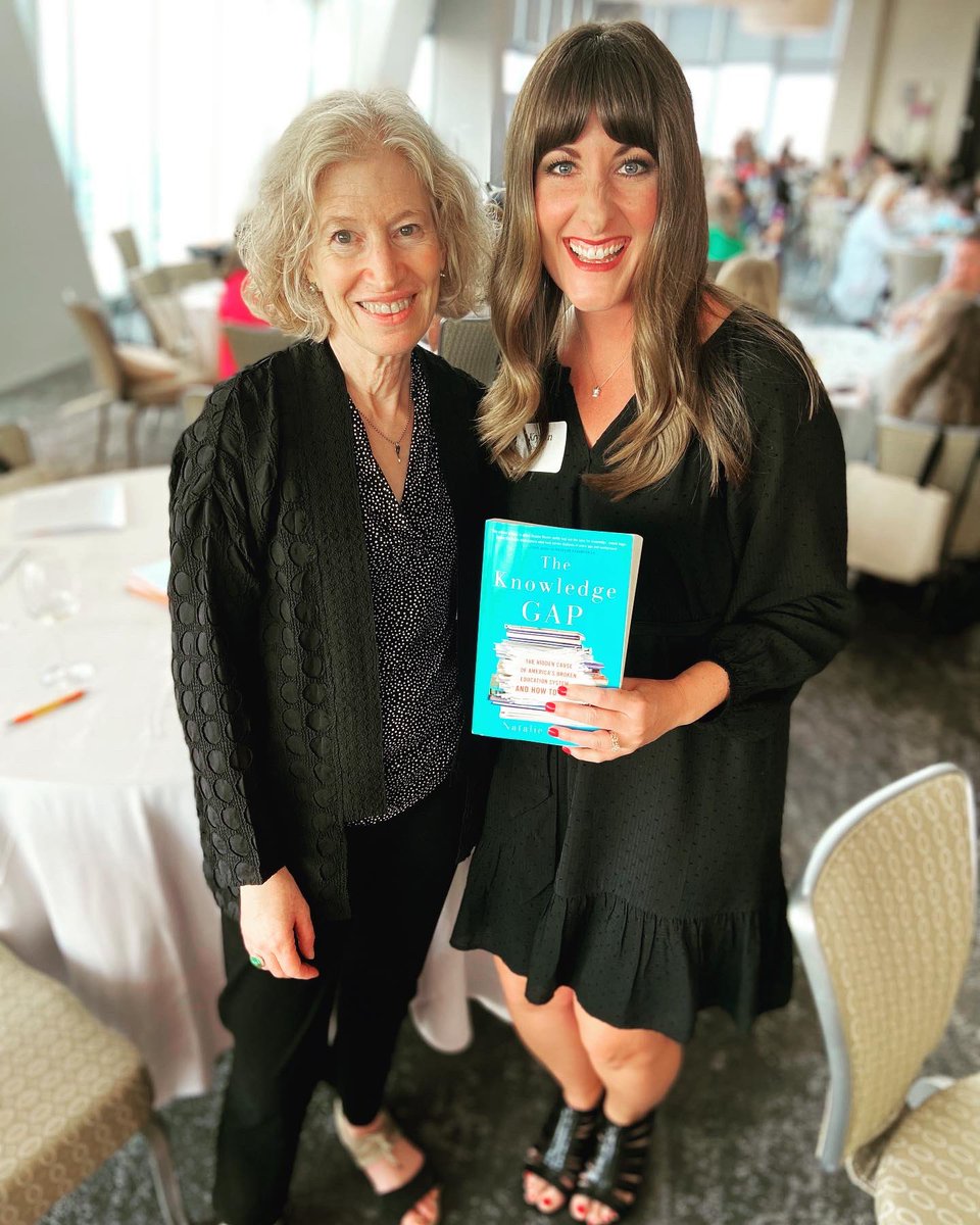 loveteachjoy's tweet photo. What a spectacular evening provided by @Amplify. I had the pleasure of meeting @natwexler, listen to @SusanLambert AND have the best time with the wonderful @carrietownsdin . ❤️💕 #amplify #scienceofreading #iteachfirst https://t.co/9qDf6Rmkqn