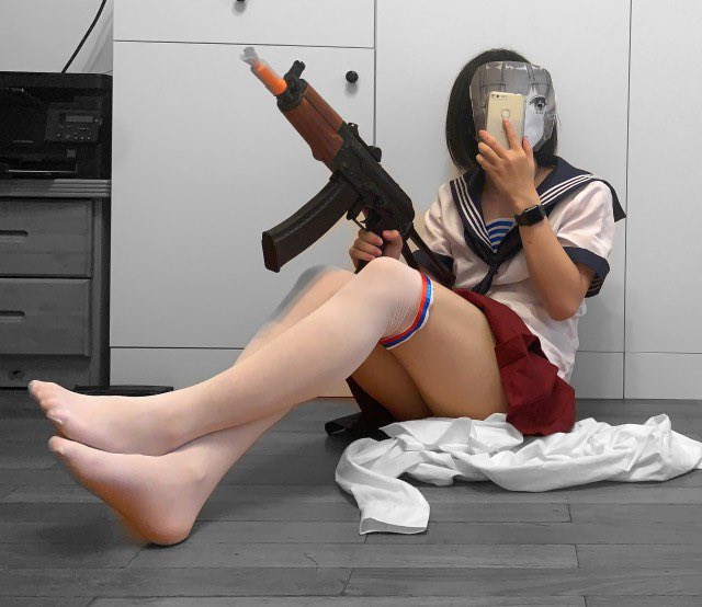 Tup0lev's tweet photo. Krossdress Kalashnikov
#男の娘 #crossdress #女装子 #AK #Kalashnikov #автомат https://t.co/LXGFS6Jotu