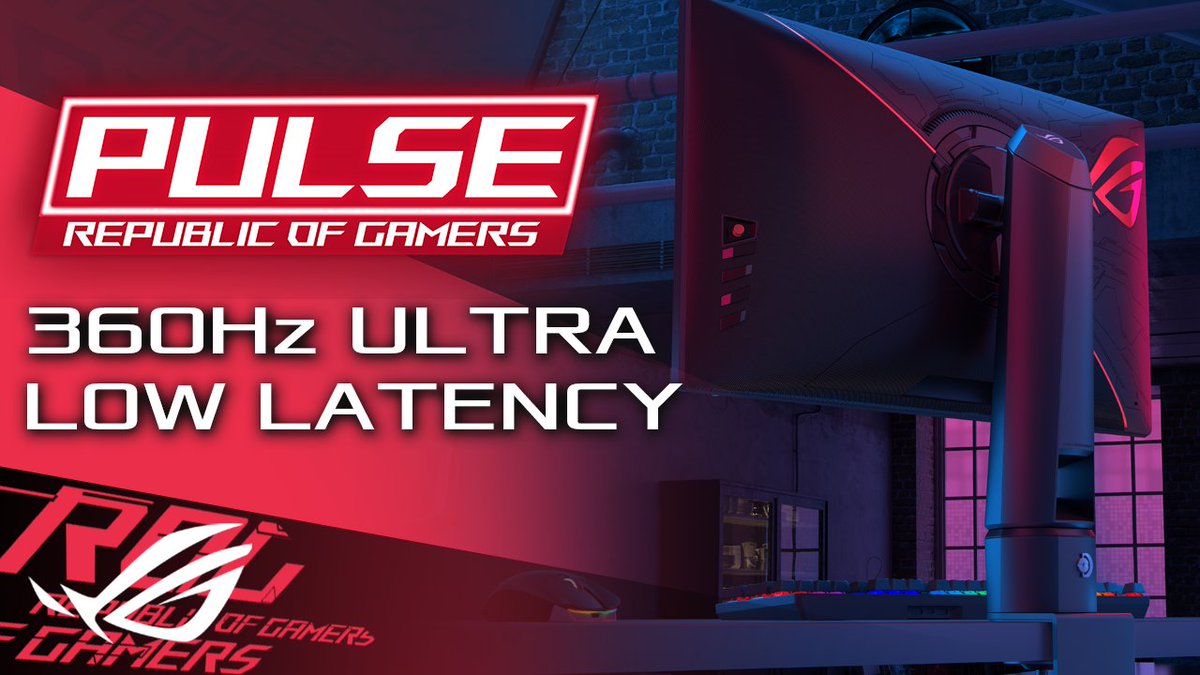 ASUS_ROGNA's tweet photo. ICYMI: Blindingly Fast Esports with 360Hz
Recap on our #ROGPulse episode where we discuss @nvidia Reflex Latency Analyzer in gaming & esports 💥
>> https://t.co/iEGqc9QlEH https://t.co/qsiRNhxgZJ