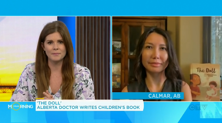 nhungtrandavies's tweet photo. Thank you so much #CTV @YourMorning for featuring my picture book #TheDoll, illustrated by the amazing #RavyPuth. I am so grateful for the opportunity to talk to the wonderful @LindseyDeluce about this little story. @_secondstory (ty @vikkivansickle!)
https://t.co/QDuWxapZnR https://t.co/MlOV96Wagf