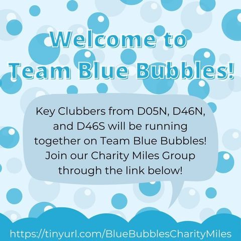 d05ncorgis's tweet photo. The race is on! 😎 Wii (we) Key Clubbers always figuratively “go the extra mile” to help others 😇, but can Wii as a division 🐾 band together to literally walk/run 🏃‍♀️🏃‍♂️some extra miles for charity? 😳🤔
Compete with the rest of Region 12 as the Blue Bubbles and earn some hours! https://t.co/bTnRpOHMg9