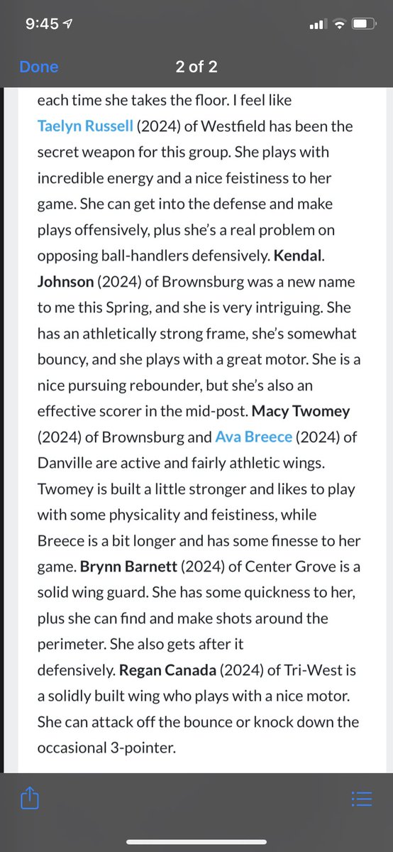 I wanted to share the write up from Prep Girls Hoop Indiana for the entire team!    <a href="/CoachDSells/">Dylan Sells</a> <a href="/coachbgorman/">Coach Gorman</a> #Showcasefamily