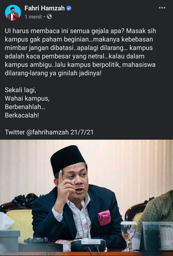 darmis94's tweet photo. Izin Pak @Fahrihamzah https://t.co/bHKgLK9eXw