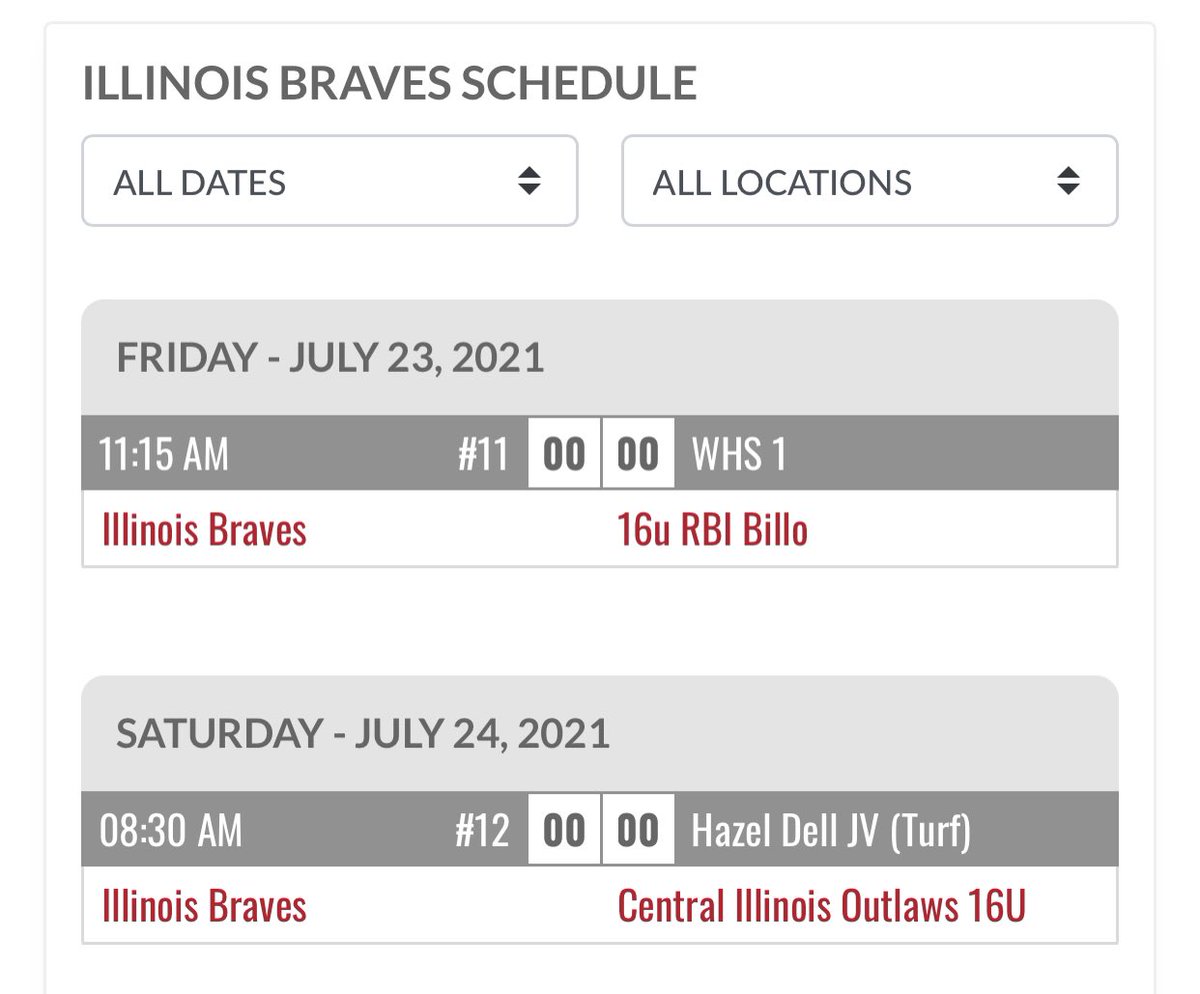 Second pool play game at the <a href="/Bullpenevents/">Bullpen Tournaments</a> ABC Championship starts tomorrow for Braves2023. <a href="/GavinP_13_/">Gavin</a> will toe the rubber for <a href="/braves2023/">IllinoisBraves2023</a>. <a href="/Bullpenevents/">Bullpen Tournaments</a> <a href="/ILBraves/">Illinois Braves</a> <a href="/braves2023/">IllinoisBraves2023</a>