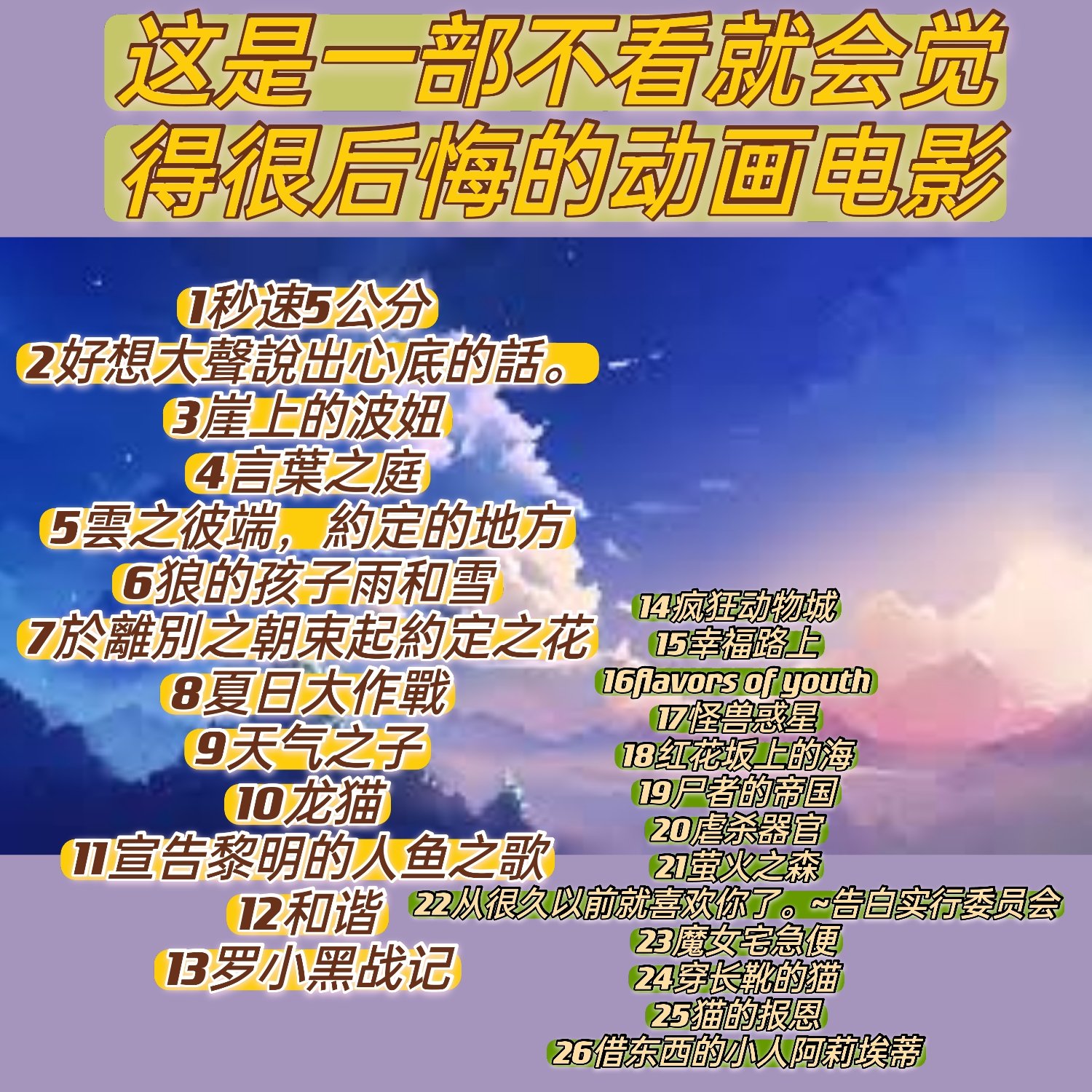 安城武紫on Twitter 动漫电影推荐https T Co Ipmqlbgc3b Twitter 安城武紫on Twitter 动漫电影推荐https T Co Ipmqlbgc3b Twitter