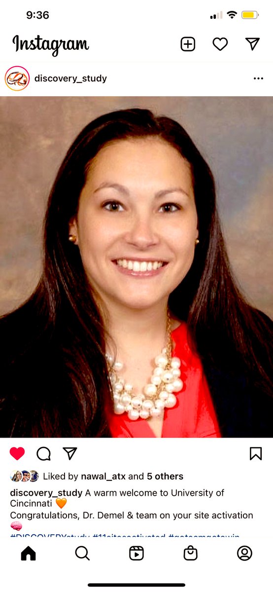 DiscoveryStudy's tweet photo. The @DiscoveryStudy is excited to announce our #UniversityOfCincinnati site GO LIVE 📣 🎉 in the #DISCOVERYNetwork 👏👏Welcome to #TeamDISCOVERY @strokedoc79 🙌 @UCNeuroPMR 👉 let’s enroll some subjects 💪 @HinmanLabUCLA @sudha_md @gottesman_lab @j_graffradford @prashvemuri https://t.co/BYPAj6w2Uh