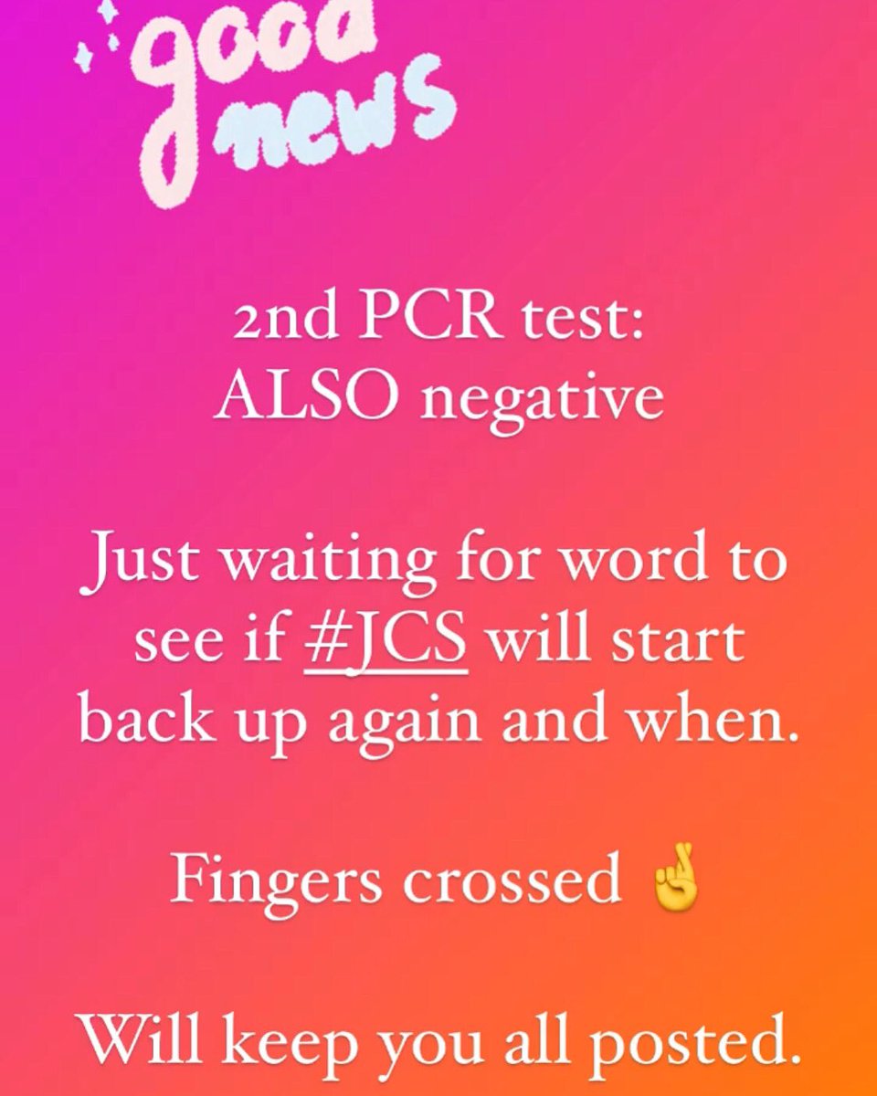 Thank you @tellyleung for the update and your thoughtfulness to the supporters of #JCSコン 😭😭😭
I really really really wish from bottom of my heart you can resume the show🤞🤞🤞
#couldwestartagainplease 
#showsmustgoon