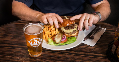Our kind of tbt #tasteyburgerthursday Blacks Beach Burger