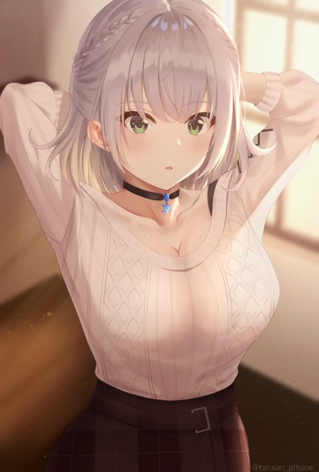 白銀ノエル
「汗かいちゃったね、お姉さんとお風呂行こっか。」
#ノエラート 