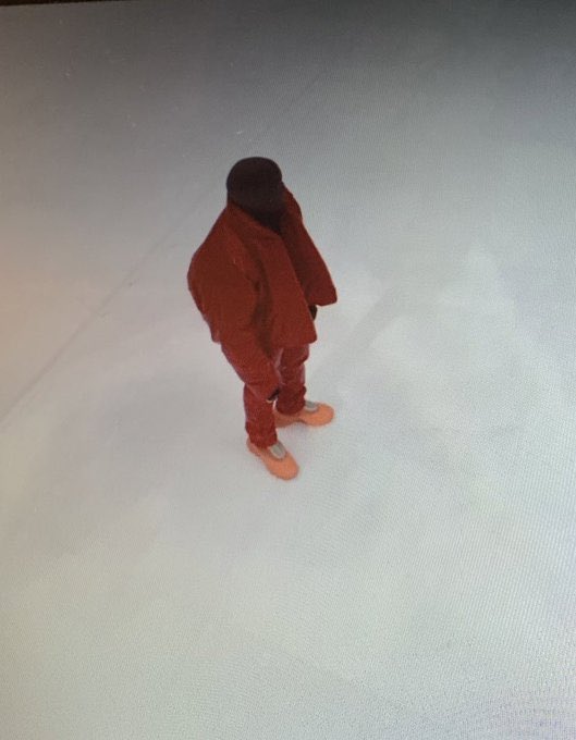 Trashvis's tweet image. Kanye looks like he playing club penguin #DONDA