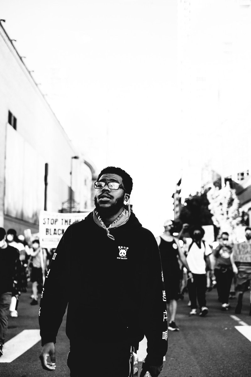 jacksonpageroth's tweet photo. @BraydenCreation Some black and white shots to the beginning of the blm protests. This was about the time I really started getting into photography and I’m super grateful I got to document this day. https://t.co/lJ3Tly1vM3