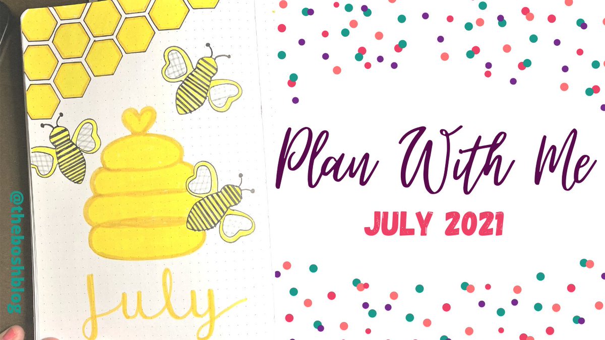 TheBoshBlog's tweet image. NEW POST ALERT! #bulletjournal #bujo 

theboshblog.com/july-2021-bull…