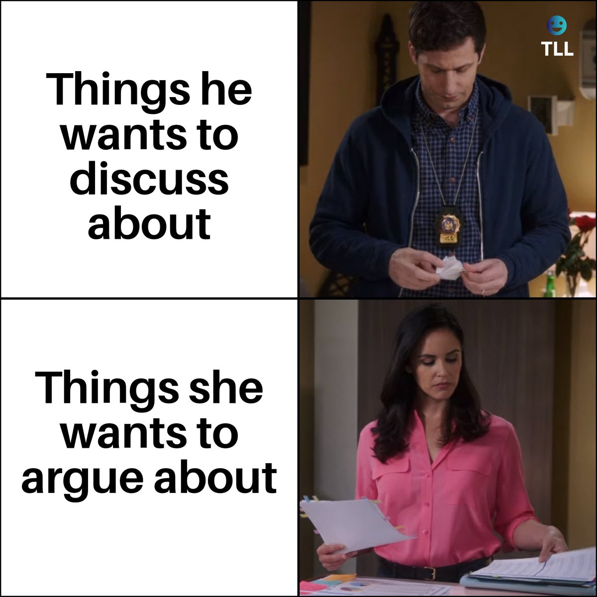 TheLaughingLadd's tweet photo. Men want peace

#memes #brooklyn99 #b99 #ninenine #brooklynninenine #brooklyn99edit #jakeperalta #jake #sarcasm #funny #relatable #relationship #relationshipmemes https://t.co/S0odnHr87W