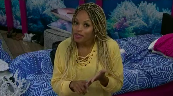 BB_Updates's tweet photo. Tiffany to camera- Make sure all of my alumni...Dan and Janelle and Da'Vonne and Bayleigh and all my cool people all are sending me good vibes #BB23 https://t.co/ZDLssDSkZr