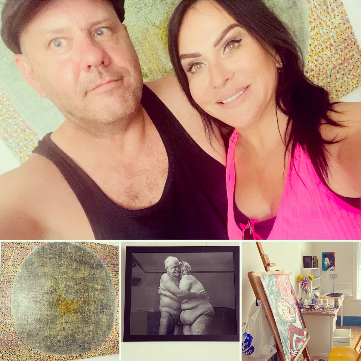 Visiting an art studio in Fleetwood. Great chat with local artists, sharing our news, ideas and future plans. More visits and news come 👩‍🎨🖼