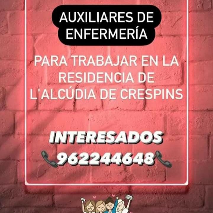AjuntaAlcudiaCr's tweet image. 👉Vos compartim una nova oferta de treball publicada a la pàgina AODL l'Alcúdia de Crespins.
Recordeu que consultant aquest perfil, podeu assabentar-se de les diferents ofertes laborals de la zona.
facebook.com/AODL-lAlc%C3%B…

@AjuntaAlcudiaCr
 #treball #ocupació #AODL #lacostera
