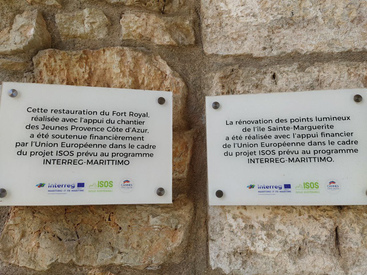 RenaissanceUE06's tweet photo. Connaissez-vous les îles de Lérins au large de #Cannes ?
Elles font parti du réseau #Isos, un réseau d’îles 🇫🇷 et 🇮🇹 engagées dans la protection de l’environnement et du patrimoine culturel !
1,5 million d’euros ont été alloués par l’🇪🇺 à ce réseau d’îles
#Smilo #LEuropeEstLa https://t.co/075mP9cQZW